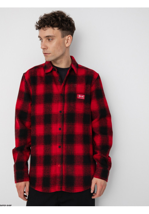 Camisa Independent Flannel roja