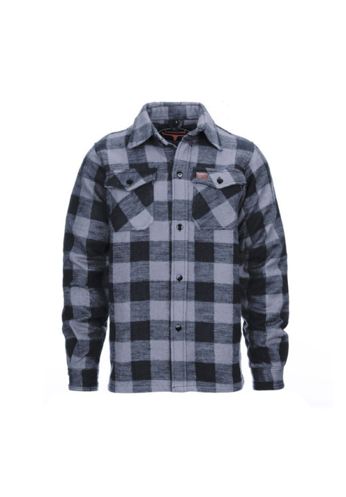 Camisa Lumberjack gis/negro